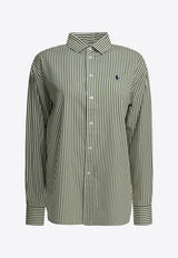 Logo-Embroidered Buttoned Shirt