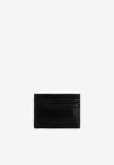 Front-Weave Leather Cardholder