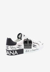 Portofino Leather Low-Top Sneakers