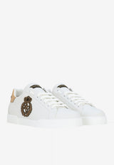 Portofino Leather Low-Top Sneakers