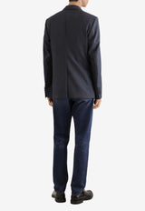 Straight-Leg Jeans with Embroidered-Logo