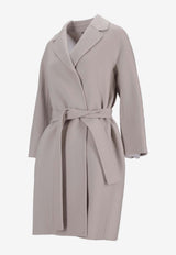 S Max Mara Arona Belted Wool Coat Ivory 2529016071600ARONA_016