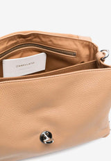 Zanellato Small Postina Leather Shoulder Bag Beige 0680100050000S_Z0294