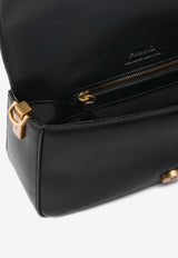 PINKO Love One Slouchy Shoulder Bag Black 105824A0QO_Z99Q