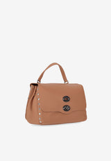 Zanellato Small Postina Leather Shoulder Bag Brown 0680901120000S_Z0231