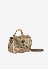 Zanellato Baby Postina Leather Top Handle Bag Gold 0692502130000BABY_Z1018