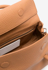 Zanellato Small Dotta Leather Top Handle Bag Beige 0687501120000S_Z0231