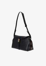 PINKO Medium Leather Saddle Shoulder Bag Black 105049A1ZX_Z99Q