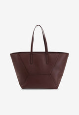 Brunello Cucinelli Bc Duo Hammered Leather Tote Bag  Purple MBDKD2571C4181_Purple_40000182