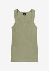 PINKO Logo Embroidered Tank Top Green 100807A338U84_Green_44130264