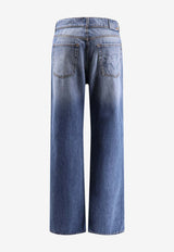 PINKO Washed Straight-Leg Jeans Blue 101733A323PJO_MEDIUM BLU_44129880