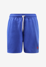 Polo Ralph Lauren Embroidered Pony Swim Shorts Blue 710907255003_RUGBY ROYAL_48136955