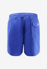 Polo Ralph Lauren Embroidered Pony Swim Shorts Blue 710907255003_RUGBY ROYAL_48136955