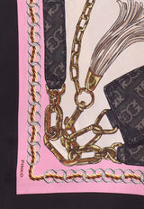 PINKO Bags Print Silk Scarf Multicolor 106656A39LNZ5_MultiColour_44130218