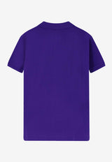 Polo Ralph Lauren Embroidered Pony Polo T-shirt Purple 710795080028_CHALET PURPLE_48136943