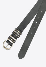 Monogram Leather Belt