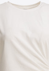 Draped Crewneck T-shirt