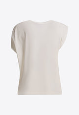 Draped Crewneck T-shirt
