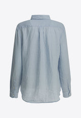 Logo-Embroidered Buttoned Shirt