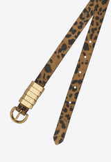Monogram Leather Belt