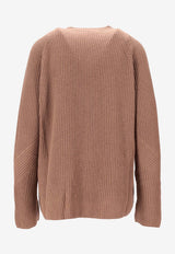 S Max Mara Molveno Ribbed Wool Sweater Camel 2529366121600MOLVENO_002