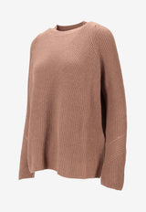 S Max Mara Molveno Ribbed Wool Sweater Camel 2529366121600MOLVENO_002