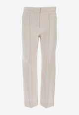 S Max Mara Zaffiro Tailored Pants Ivory 2529136071600ZAFFIRO_052