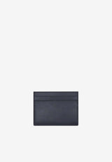 Saint Laurent  Stamped Logo Leather Cardholder Black 3759460U90E_4100