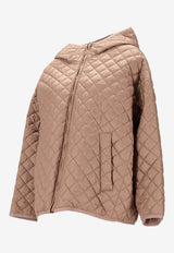 Max Mara The Cube Leo Quilted Jacket Beige 2529486074600LEO_023 HO
