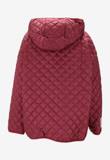 Max Mara The Cube Leo Quilted Jacket Red 2529486074600LEO_056
