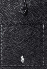 Ralph Lauren Play Grained Leather Crossbody Bag Black 427960562016_001