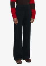 S Max Mara Pompeo Straight-Leg Pants Navy 2529786033600POMPEO_004