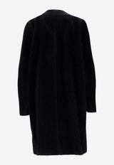 S Max Mara Roseto Double-Breasted Wool Coat Midnight Blue 2529016113600ROSETO_005