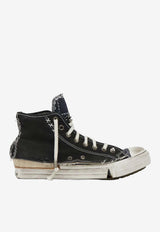 Maison Margiela Distressed High-Top Sneakers Blue S97WS0082P7454_HB130