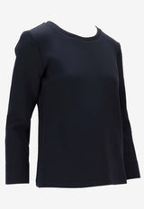 S Max Mara Cabiria Long-Sleeved T-shirt Navy 2529976051600CABIRIA_006