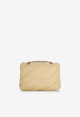 PINKO Love Quilted Crossbody Bag Yellow 100039A0F2C39Q_Yellow_44130268