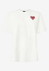PINKO Amore Print T-shirt White 105526A33IZR2_White_44129950