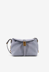 PINKO Small Saddle Suede Shoulder Bag Light Blue 105895A0F6E37Q_Clear Blue_44130445