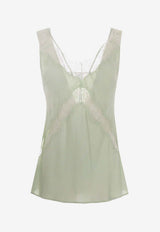 PINKO Lace Lingerie Top Green 106623A385S86_Green_44130495