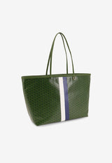 Tory Burch Racer Coated Canvas Tote Bag Green 178726300_Green_40005297