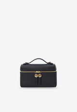 Tory Burch Romy Slim Vanity Bag in Hammered Leather Black 178948001_Black_40005287