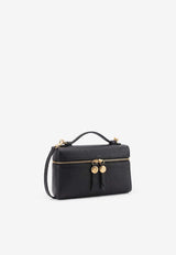 Tory Burch Romy Slim Vanity Bag in Hammered Leather Black 178948001_Black_40005287