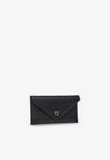 PINKO Small Love Birds Envelope Clutch Bag Black 105347A0F1Z99Q_Black_44130177