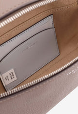 Tory Burch Romy Slim Vanity Bag in Hammered Leather Taupe 178948250_Wild Mushroom_40005340