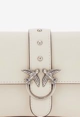 PINKO Baby Love One Slouchy Shoulder Bag White 105353A0QOZ14O_White_44130390