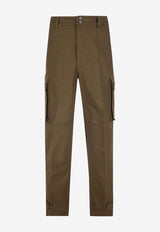 Valentino Straight-Leg Cargo Pants Green 8V3REB90AWK365_Military_42176950