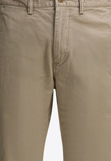 Stitched Straight-Leg Pants