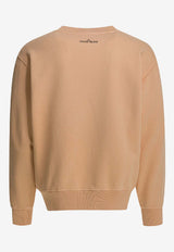 Stone Island Printed Crewneck Sweatshirt Pink 6100003S0291V008E_ad03b38a-9d42-4174-bac6-efc6a0252e58