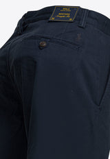 Stitched Straight-Leg Pants