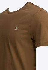 Logo-Embroidered Crewneck T-shirt